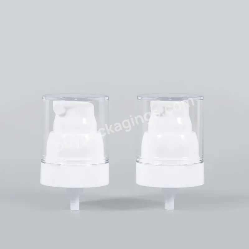 24/410 Pp White Cosmetic Packing Cosmetic Dispenser Treatment Lotion Cream Pump For Bottle