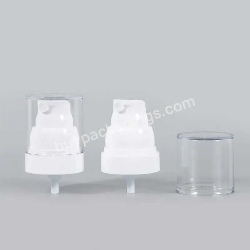 24/410 Pp White Cosmetic Packing Cosmetic Dispenser Treatment Lotion Cream Pump For Bottle