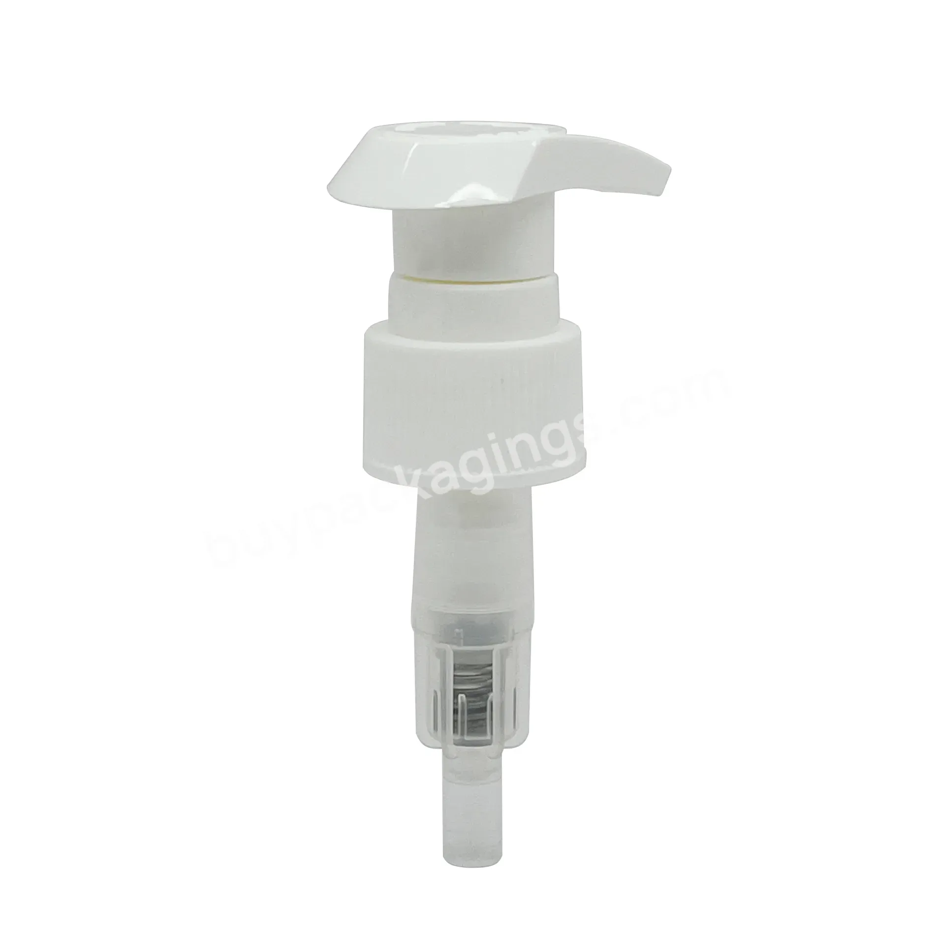 24/410 Press Rotary Thread Plastic Pp Pump Head Hand Sanitizer Lotion White Pump