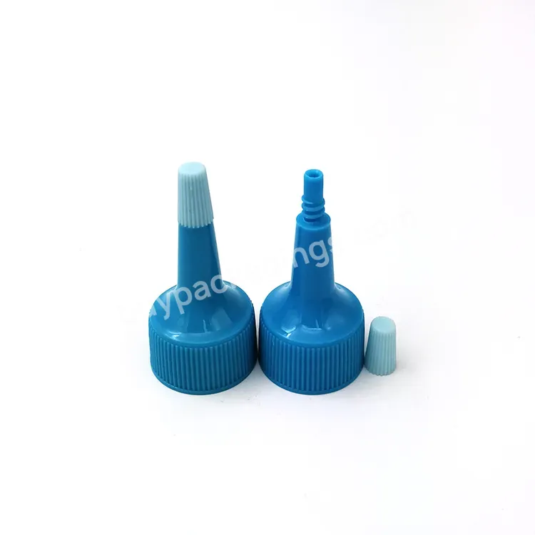 24/410 Ribbed Long Nozzle Screw Cap With Small Tip