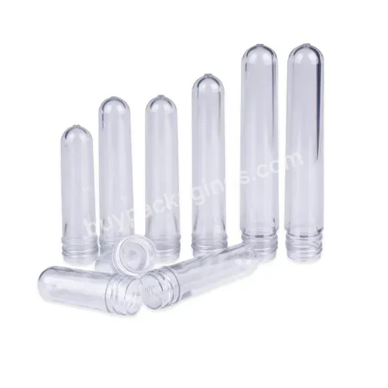 24/410 Transparent Plastic Pet Preform For Pet Bottle 16g 19g 22g 25g 30g 35g 40g