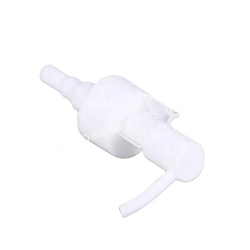 24/410 White Cap Press Type Cream Pump Pp Plastic Cosmetic Bird Mouth Flat Mouth Lotion Pump