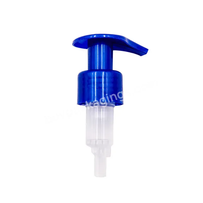 24/410,28/410,33/410 Blue Smooth Thread Lotion Pump Shower Gel Duck Mouth Press Pump