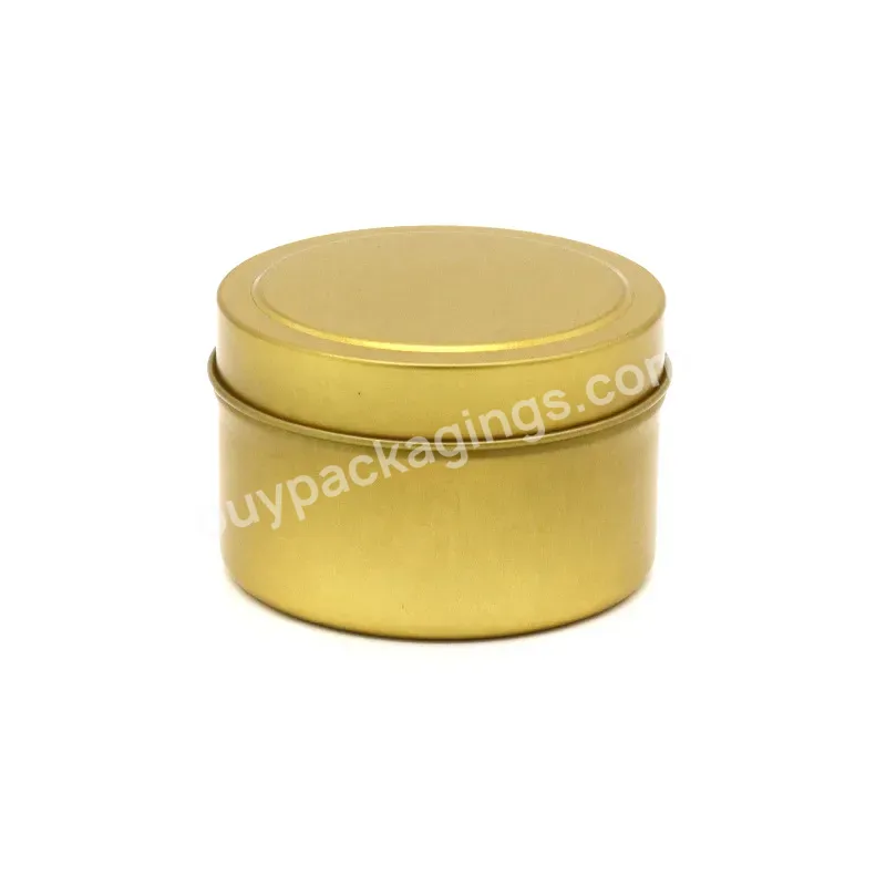 2/4/6/8 Ounce 60ml 120 Ml 180ml 250ml Mini/small Heat Resistant Travel Candle Tin Can/box/vessels/containers