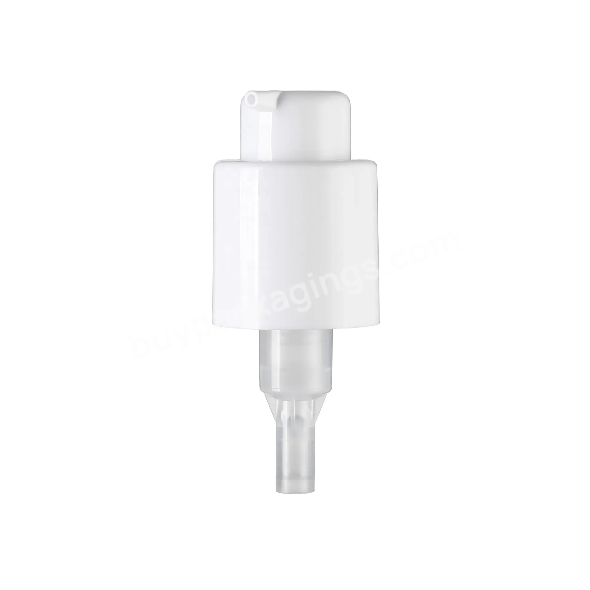 24mm 24/10 Large Dosage Output 0.65cc White Smooth Plastic Treatment Pump With Outer Spring Self Lock