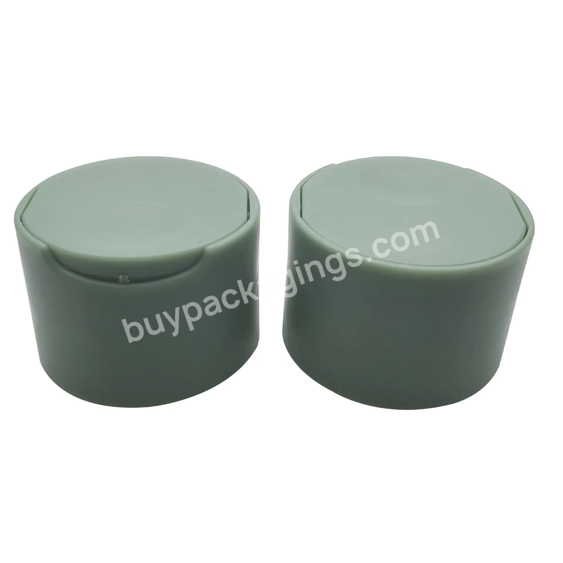 24mm 24/410 Injection Matte Frosted Double Layers Disc Top Press On Cap Lid - Buy Disc Top Cap,Double Layer Disc Top Cap,Matte Cap.