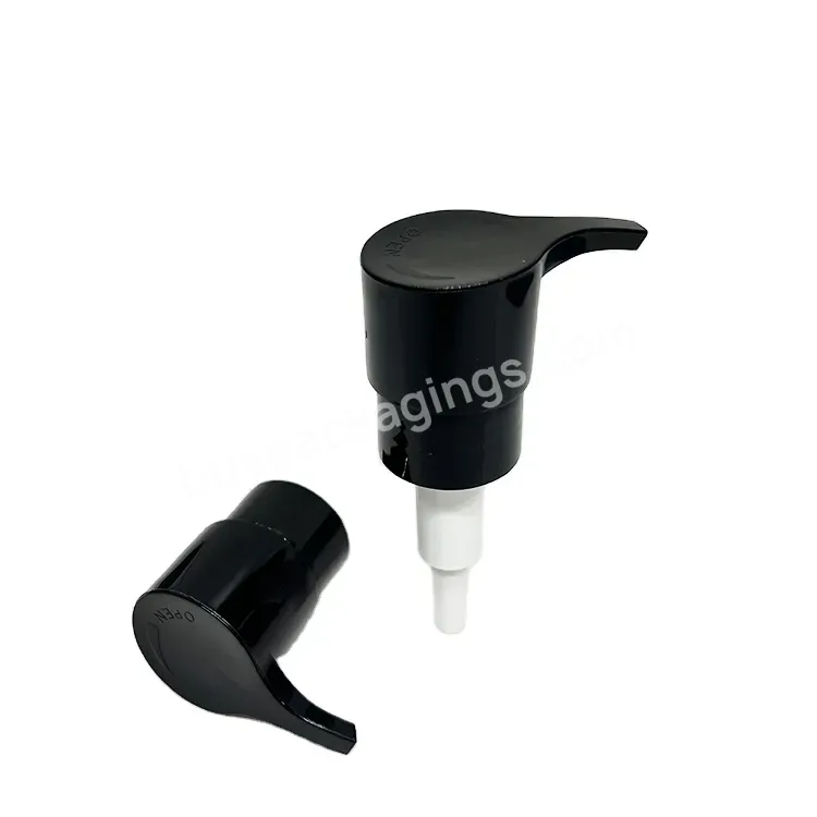 24mm 28mm Plastic Double Wall Dispenser Pump For Lotion Shampoo Bottle /plastic Black Wash Pump Manufacturer/wholesale