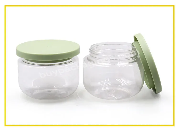 250g Hot Sale Empty Scrub Plastic Jar Shampoo Hair Film Cream Jar Clean Mud Film Face Cream Jar