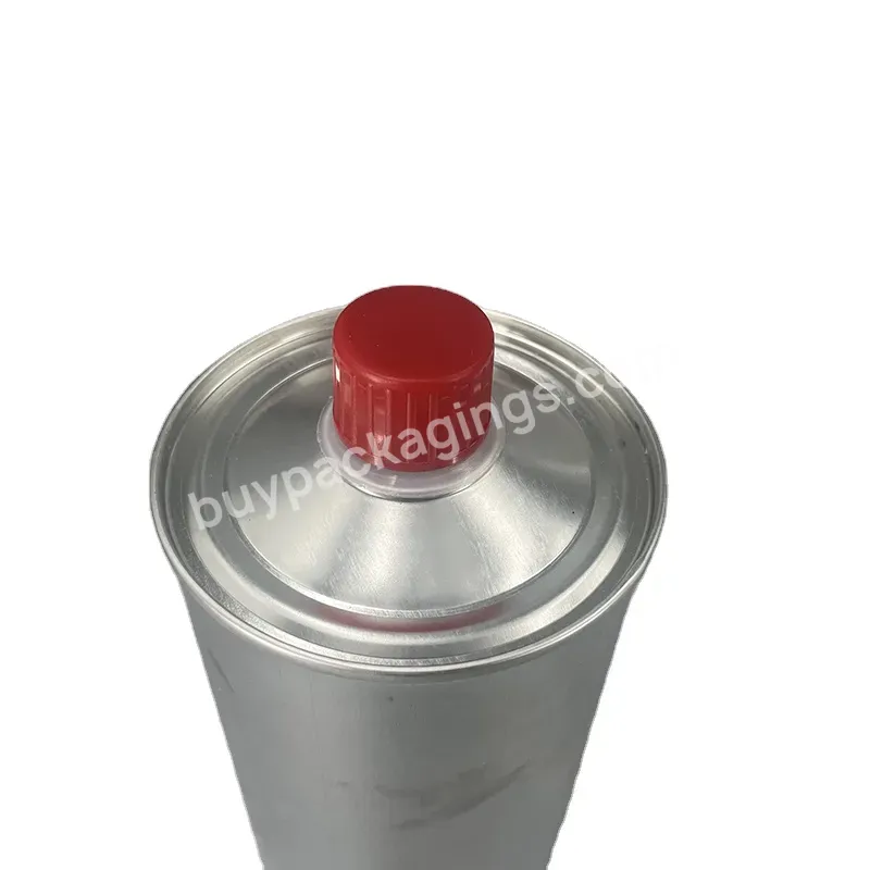 250ml 500ml 1l Small Empty Brake Oil Fluid Tin Can Round Tin Cleaning Oil Packaging