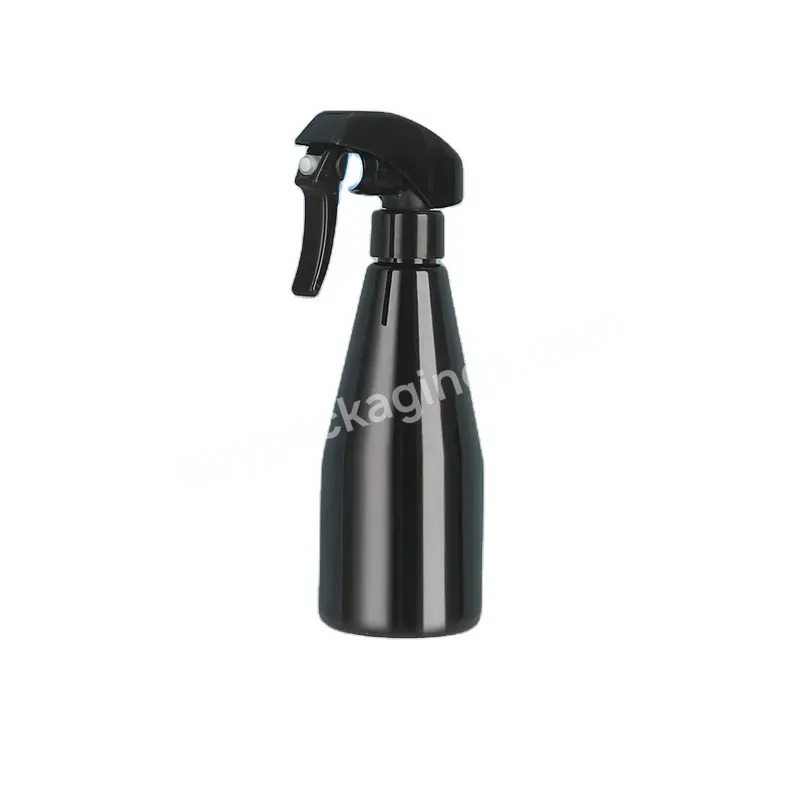 250ml 8oz Luxury Clear Boston Diffuser Plastic Mini Black Trigger Spray Bottle