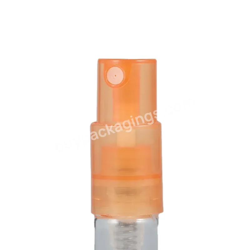 250ml Empty Fine Mist Pet Orange White Clear Pp Plastic Spray Bottle For Cosmetic Packaging