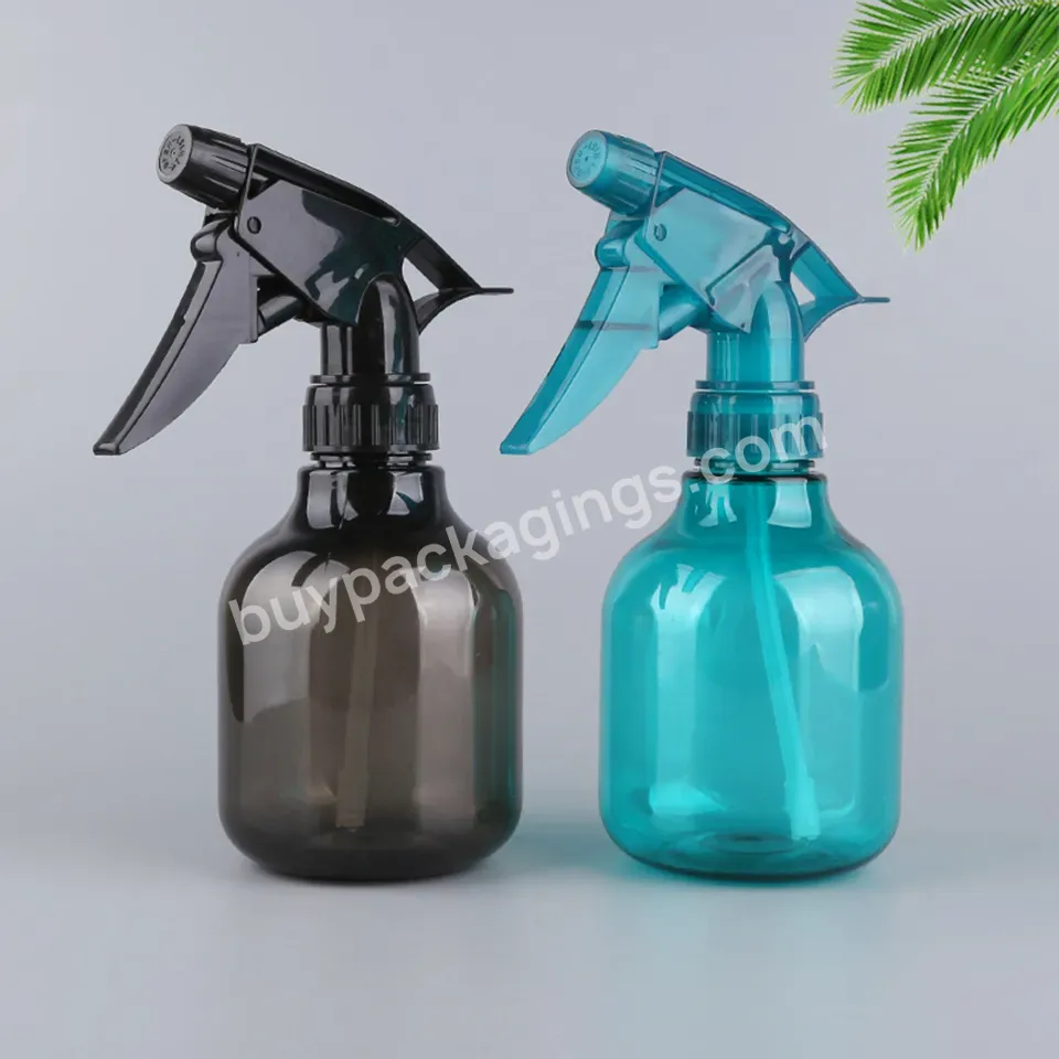 250ml Mist Spray Oval Pump Petg Traveling Household Cleaning Bottle Lotion Toner Trigger Spray Bottle