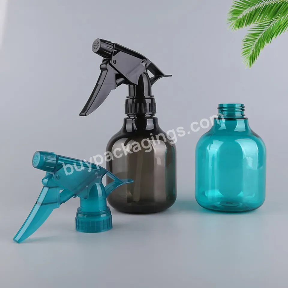 250ml Mist Spray Oval Pump Petg Traveling Household Cleaning Bottle Lotion Toner Trigger Spray Bottle