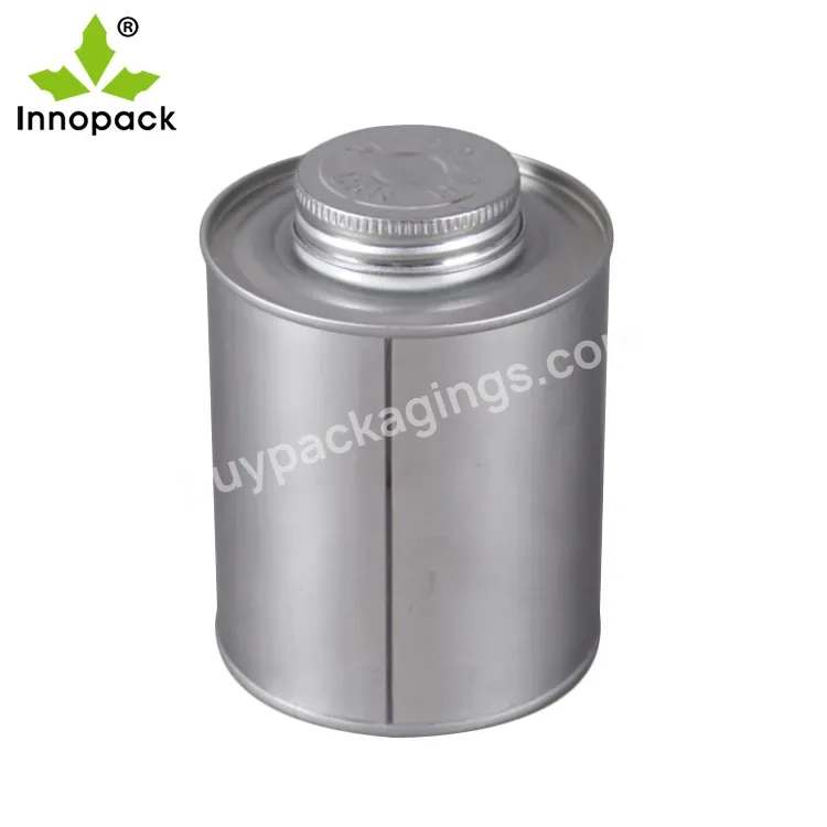 250ml Tin Can With Brush,Custom Printed,Manufacturer's Promotion. High Quality