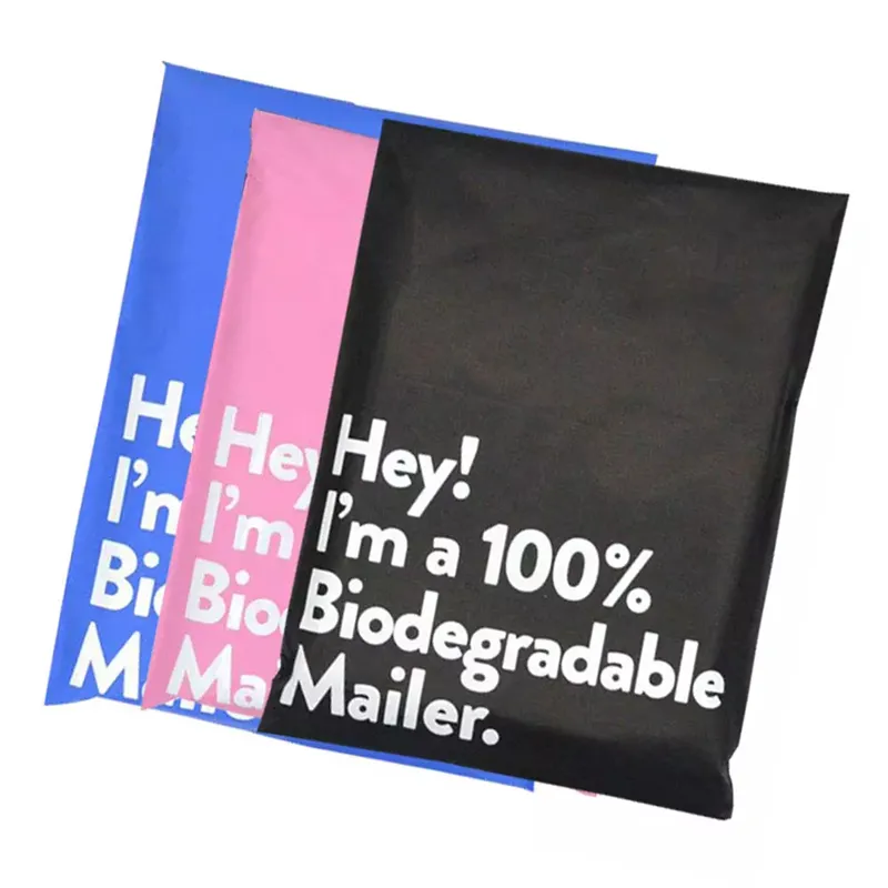 25.5*37cm Black Matte Mail Package D2W Clothing Postage Plastic Polybag Mailer Eco Friendly Mailing Bags