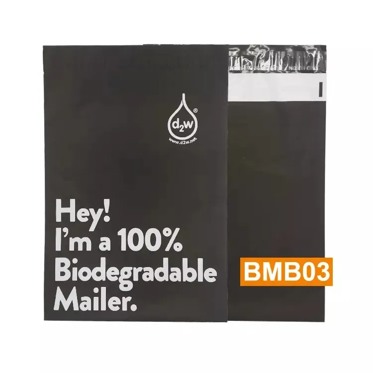 25.5*37cm Black Matte Mail Package D2W Clothing Postage Plastic Polybag Mailer Eco Friendly Mailing Bags