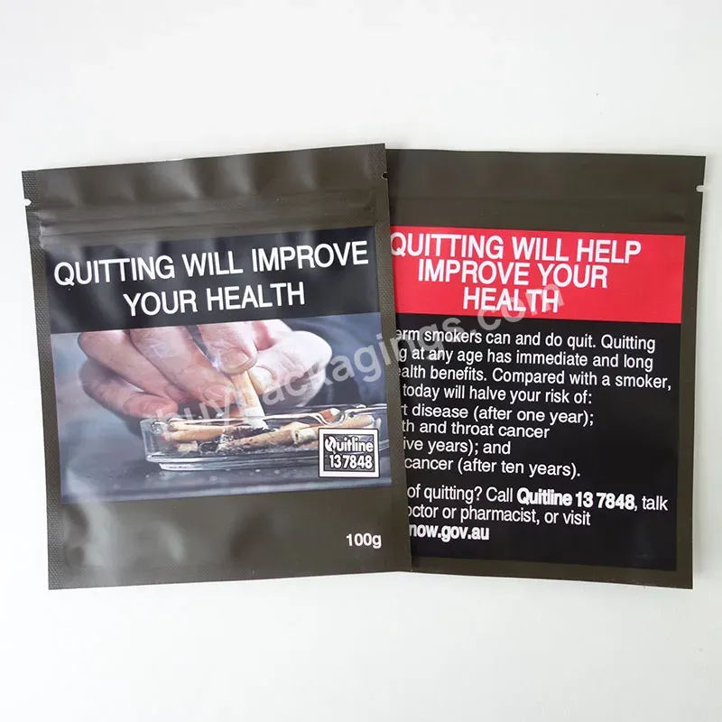 25g 30g 50g 100g Hand Rolling Tobacco Pouch/empty Tobacco Pouch/loose Tobacco Packaging Bags