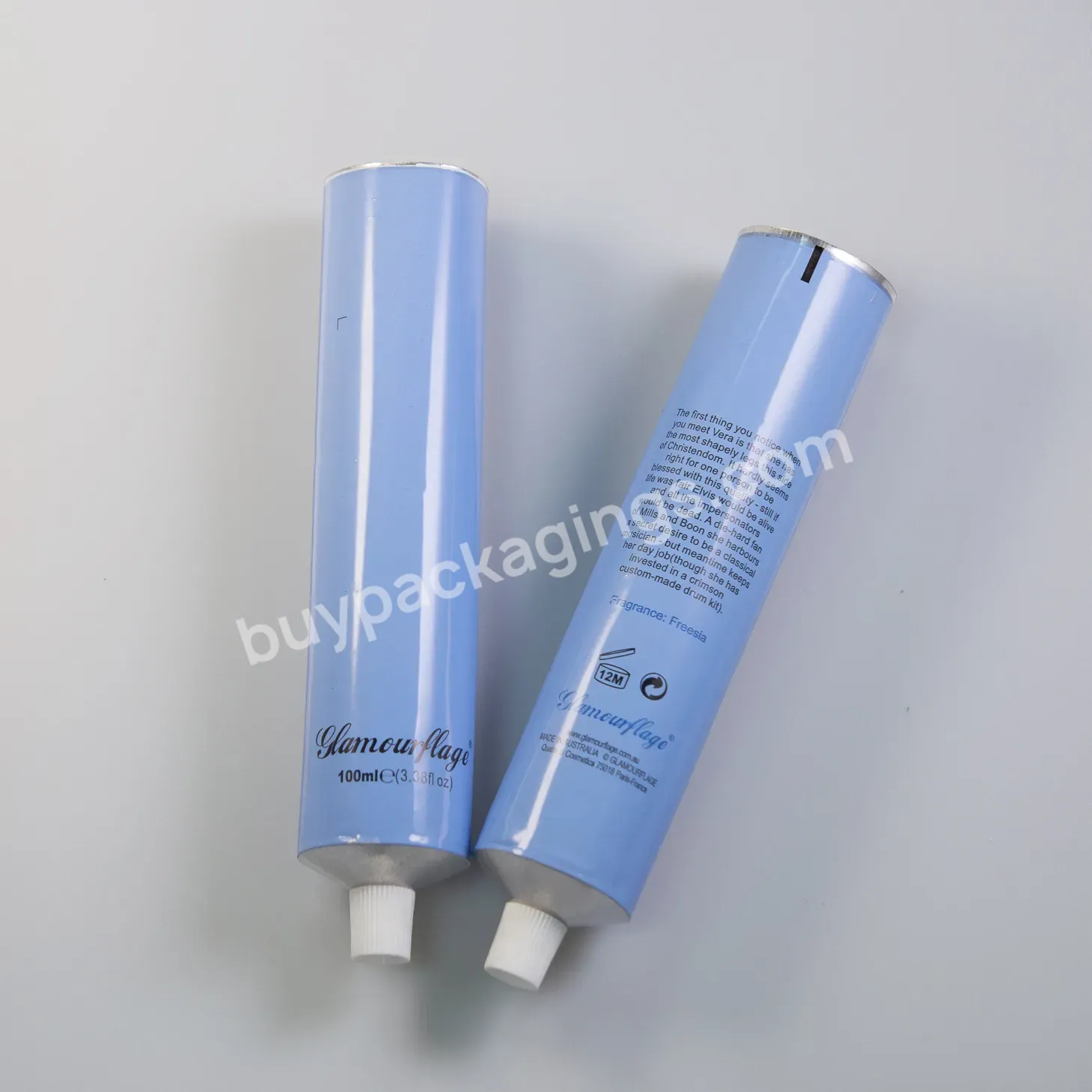 25g 30g 50ml 75ml 100ml Metal Aluminum Cosmetics Hand Cream Tube Beauty Skincare Packaging Tubes