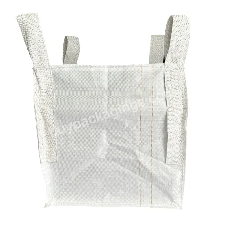 25kg 50kg 100kg 1000kg Large Pp Woven Sand Bag 1 Ton Woven Polypropylene Super Sacks White Big 1.5 Ton Fibc Sling Jumbo Bag