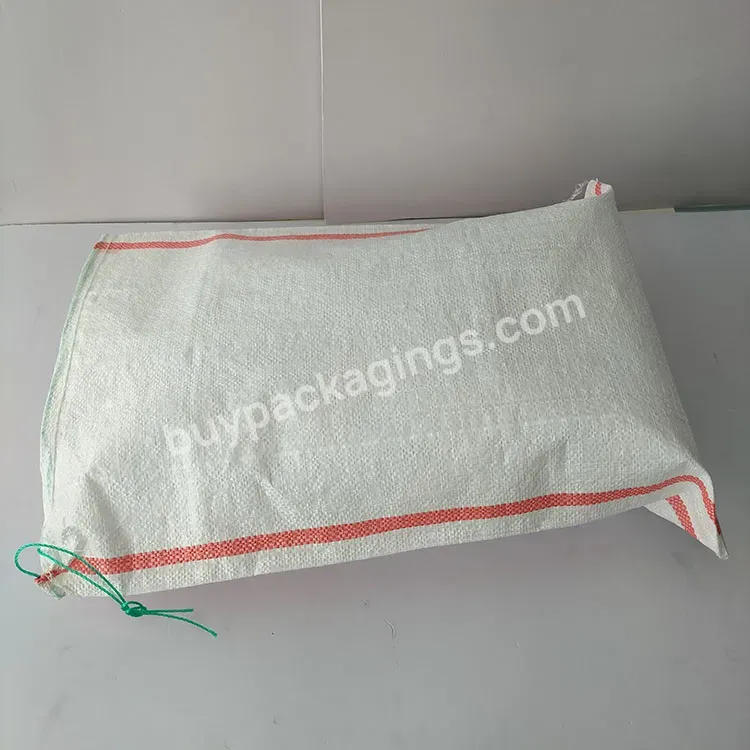 25kg 50kg Grain Rice Clear White Pp Woven Sack Manufacturers White Pp Woven Bag With Printed