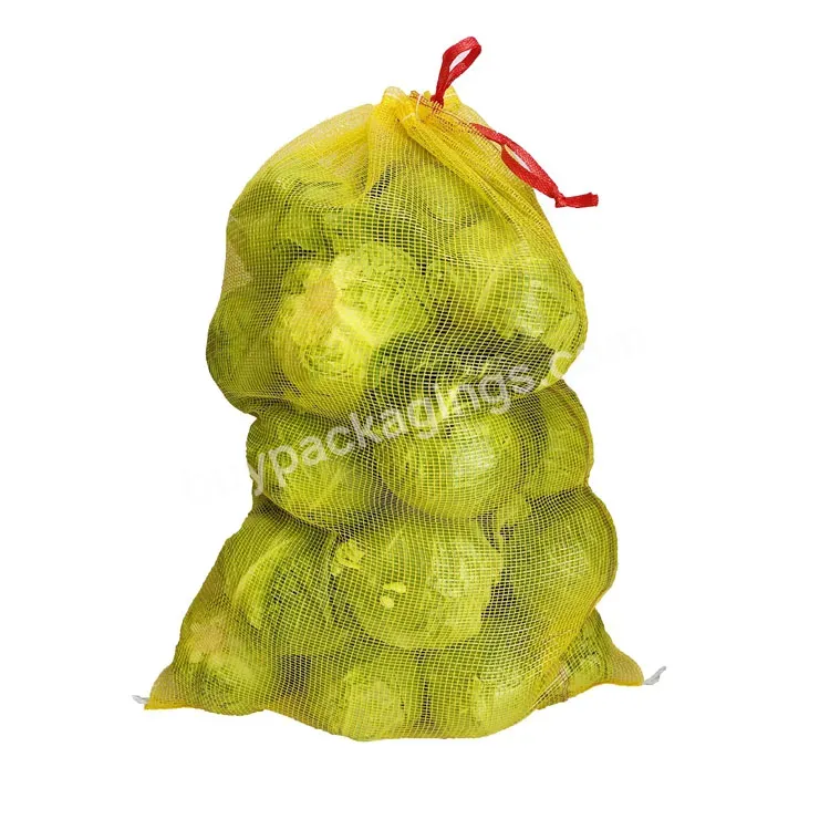 25kg 50kg Organic Biodegradable Vegetable Onion Bag Net Agriculture Mesh Bag