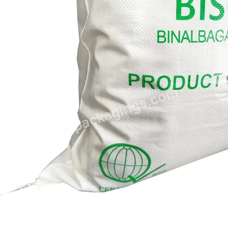 25kg 50kg Polypropylene Plastic Pp Woven Rice Bags For Wheat Flour,Sugar,Fertilizer,Feed,Sand Packaging