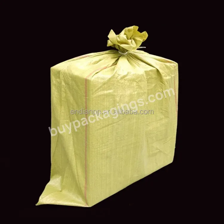 25kg 50kg Pp Woven Sack Customized Size Green Pp Woven Feed Bag Grey Green Pp Woven Bag
