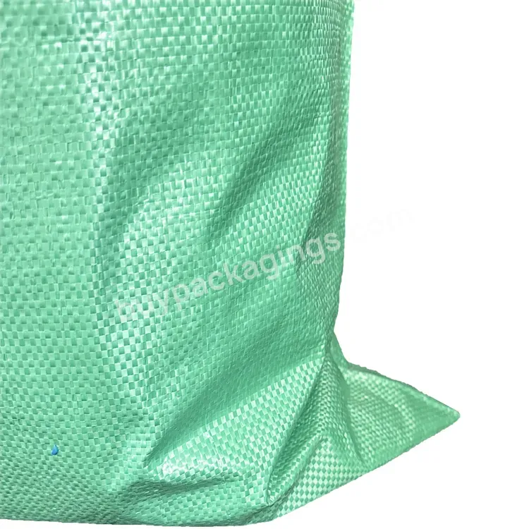 25kg 50kg White Color Plastic Polypropylene Pp Woven Packaging Bags For Grains Rice Flour