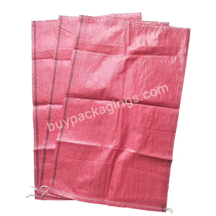 25kg 50kg White Pp Woven Sugar Bag Wheat Flour Bag Polypropylene Woven Bag For Corn Seed Animal Feed Packing