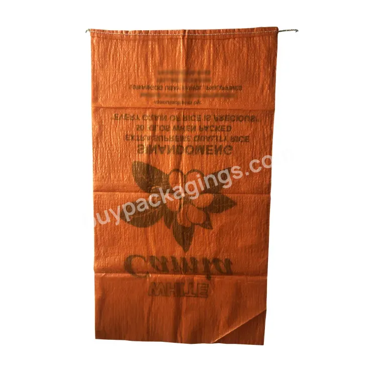 25kg Bags Dimensions Pp Woven Polypropylene Bag / Sacks Packaging Rice Flour Sugar Export To Africa,Chile,Brazil,Peru