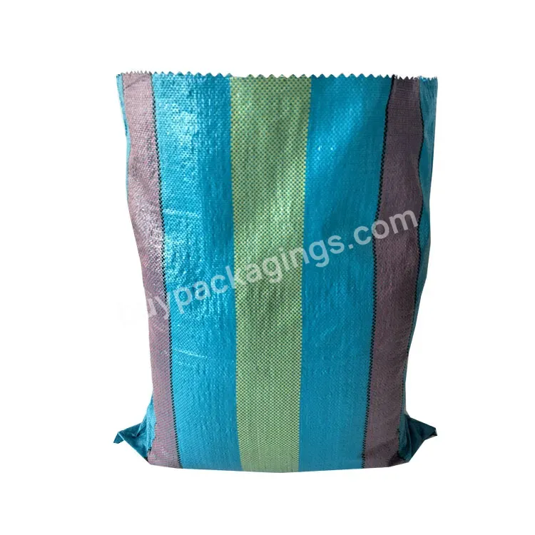 25kg Polyprohylene Plastic Bags Grey Garbage Pp Woven Sacks Bags