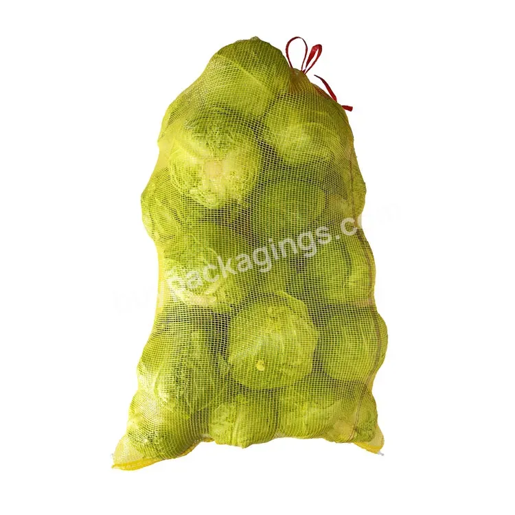 25kg Pp Mesh Bag Vegetables Packing Onion Potatoes 50kg Garlic Packing Bags