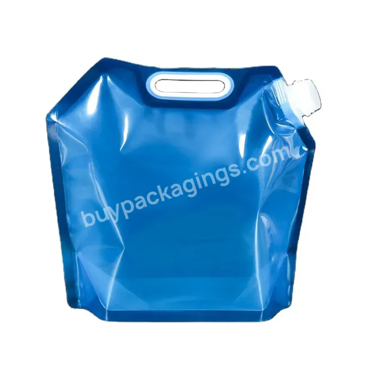 2.5l Custom Big Capacity Transparent Clear Wine Bag Liquid Pouch With Spout Tote - Buy Pouch With Spout,Wine Bag Spout,Liquid Pouch With Spout.