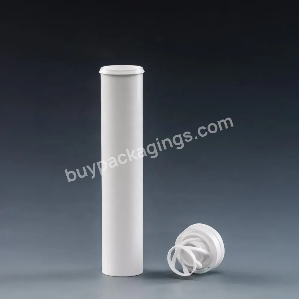 27*144mm Medical Plastic Desiccant Caps & Vials Desiccant Plastic Containers Empty Vitamin C Tablets Packaging Tube