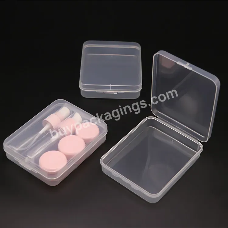 27mm Pp Box Storage Case Plastic Tool Case Plastic Makeup Organizer Cotton Pad Tampon Packing Box