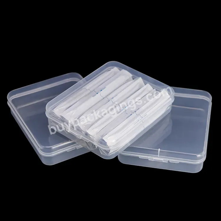 27mm Pp Box Storage Case Plastic Tool Case Plastic Makeup Organizer Cotton Pad Tampon Packing Box