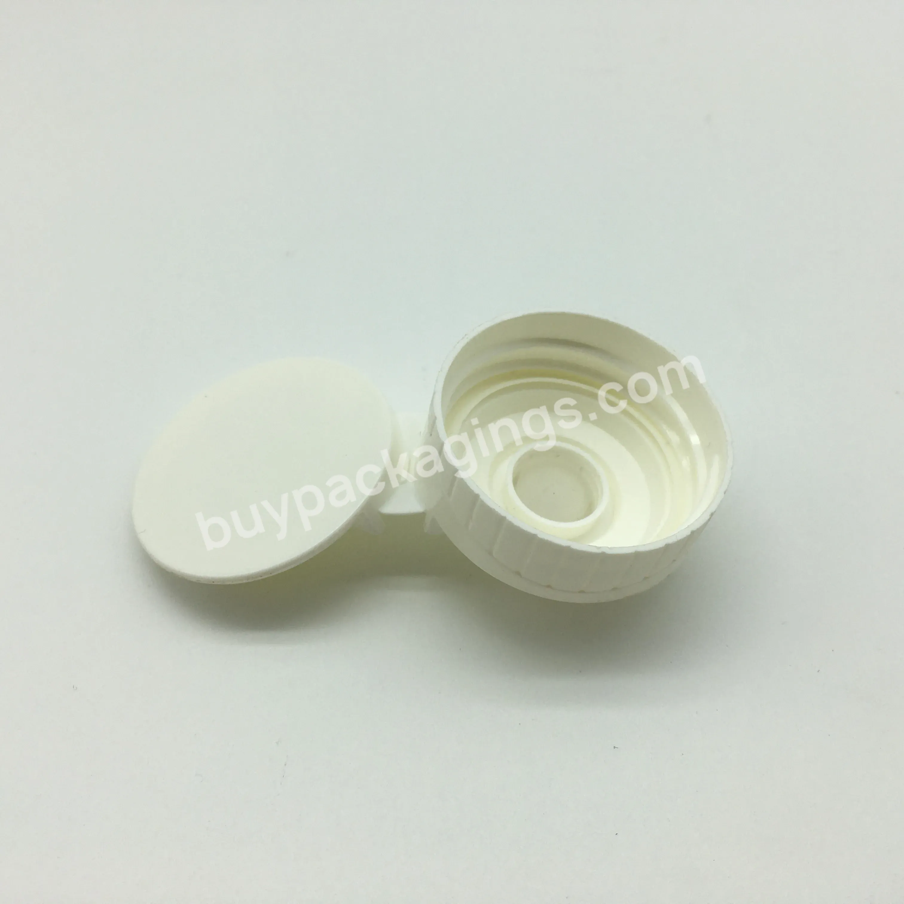 28/400 Plastic Pp Flip Top Cap With Silicone Value For Sauce Honey Bottles