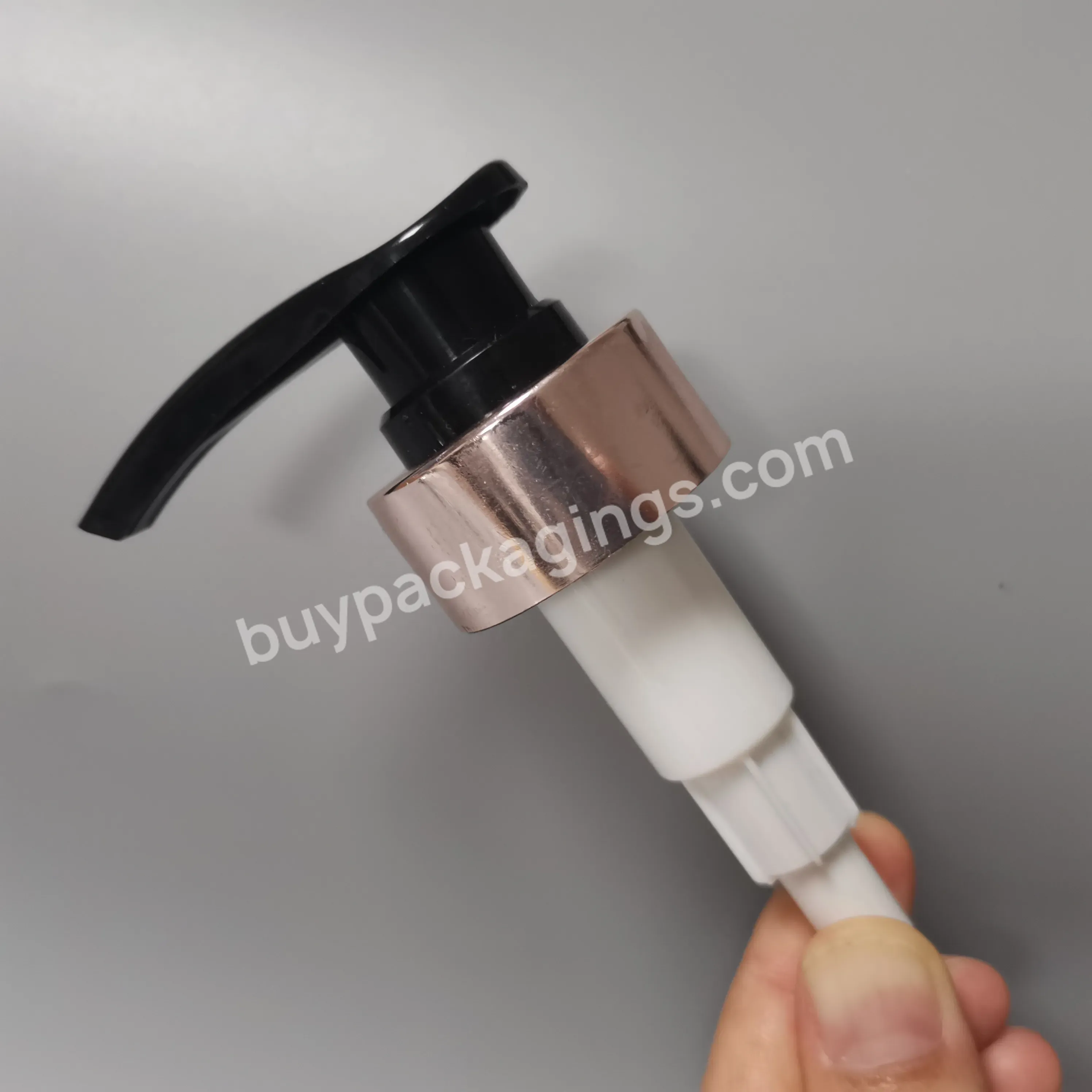 28/410 Black Screw Aluminum Plastic Dispenser Lotion Pump For Cosmetic Bottle