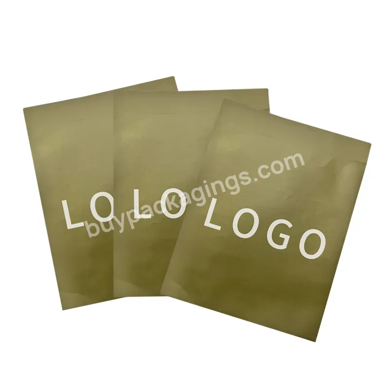 28x42cm Plastic Polyester Envelope For Clothing Sleeping Custom Courier Paper Mailer Bags Making Machine With Hat Logo Pocket