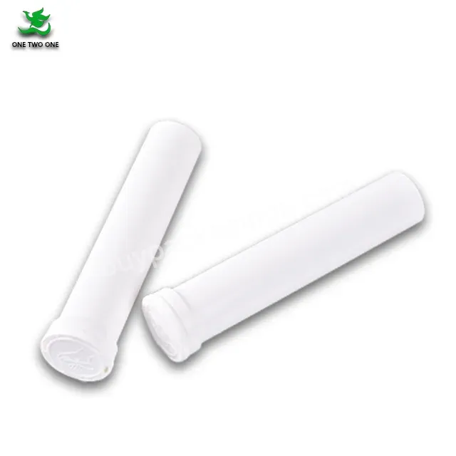 29*145mm Effervescent Tablet Vitamin C Tablet Tube With Desiccant Stopper Plastic Straight Effervescent Tablet Bottle