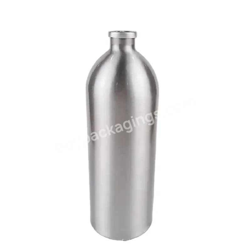 2l 2000ml Metal Aluminum Silver Beverage Bottle Beer Bottle Whiskey Bottles