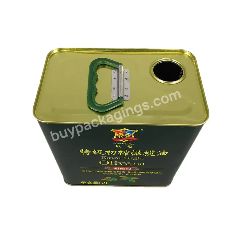 2l Olive Oil Can F Style Can Used For Cooking Oil