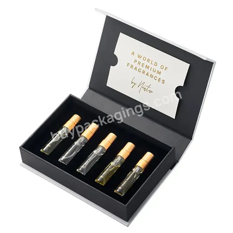 2ml 3ml 5ml 10ml Empty Mini Sample Clear Perfume Tube Glass Cosmetic Spray Bottle With Paper Box