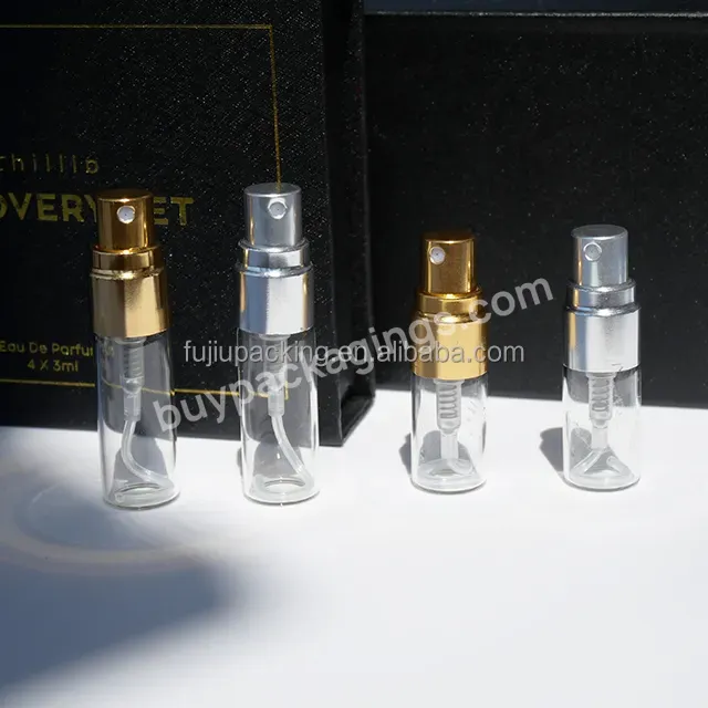 2ml 3ml 5ml Aluminum Spray Perfume Glass Vial