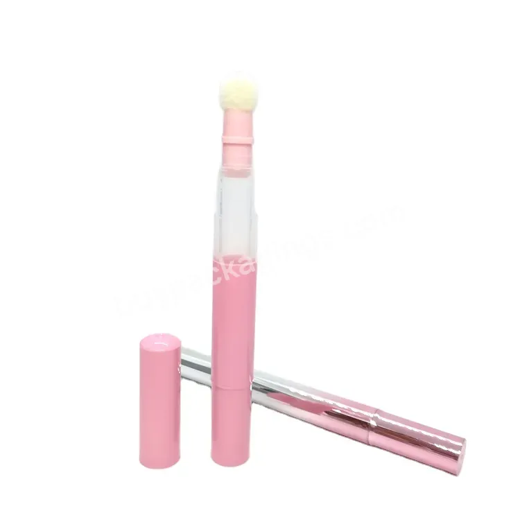 2ml 4ml Plastic Empty Custom Nail Cuticle Oil Packaging Twist Concealer Pen With Brush Sponge Applicator