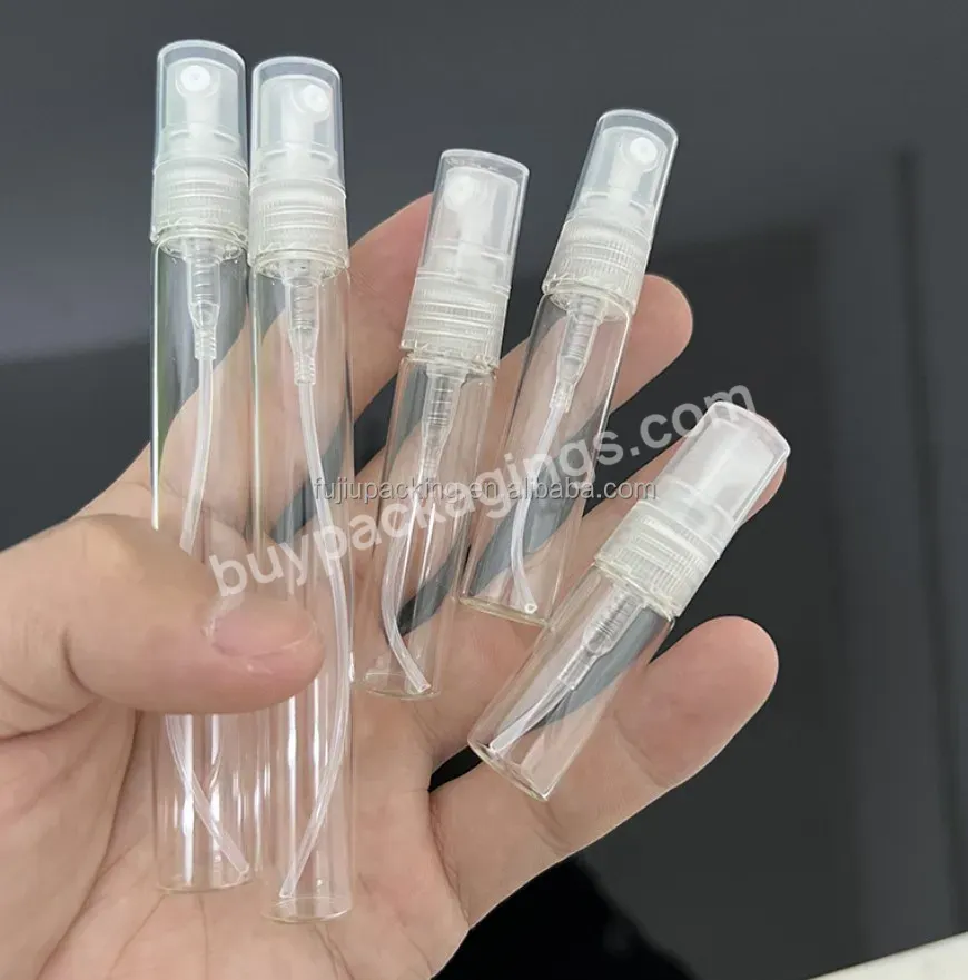 2ml / 5ml / 8ml / 10ml Atomizer Glass Perfume Sample Bottles Cosmetic Glass Perfume Gift Bottle