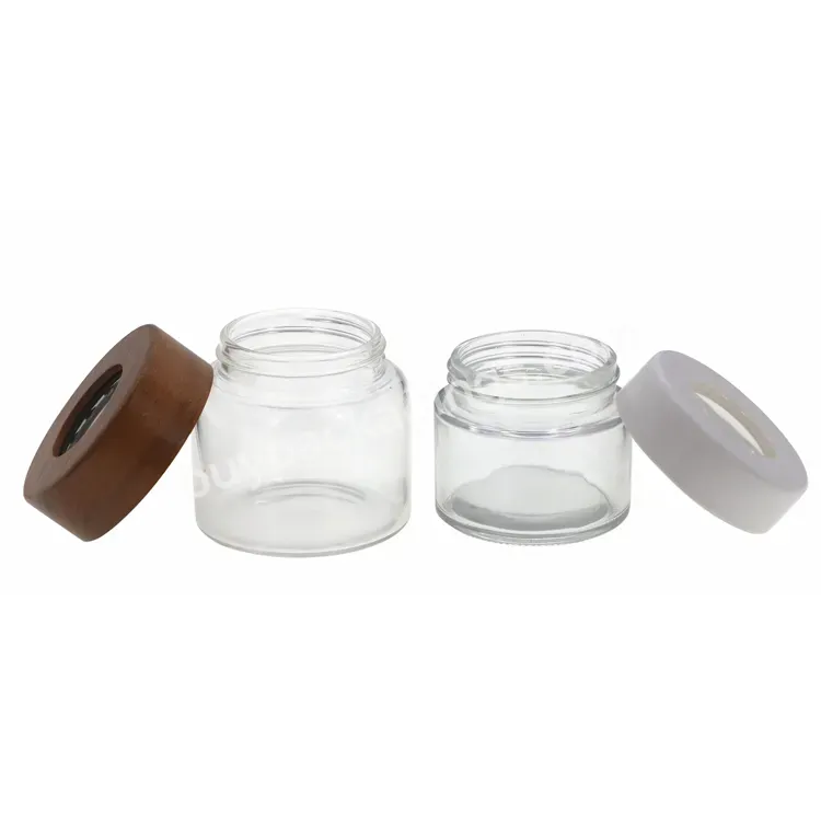 2oz 3 Oz 4 Oz Hot Sale Plastic Or Wooden Cr Lid Air Tight 3.5g Storage Transparent Magnifying Glass Bottle - Buy 2oz 3 Oz 4 Oz Storage Transparent Magnifying Glass Jar,Plastic Or Wooden Cr Lid Magnifying Mag Glass Jar,3.5g Storage Transparent Magnify