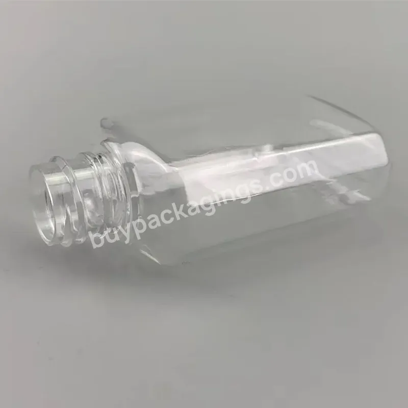 2oz Antibacterial Alcohol Gel Hand Sanitizer Bottle 60 Ml Transparent Pet Plastic Flip Top Bottle