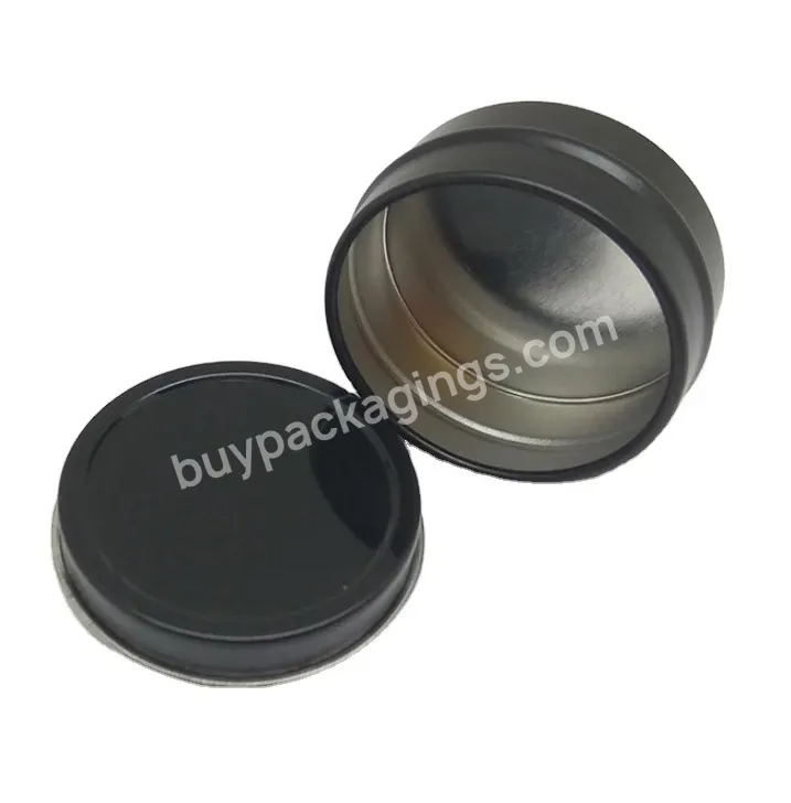 2oz Empty Cosmetic Tin With Flap Lid For Candle Cream Soap Balm Cosmetics