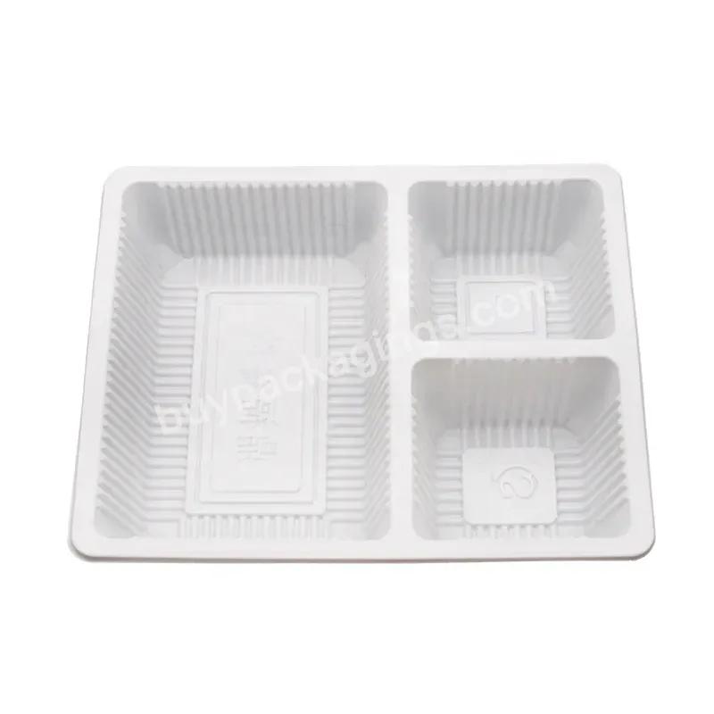 3 Compartment Reusable Meal Prep Plastic Divided Lunch Containers Food Storage Containers With Lids Bento Lunch Box